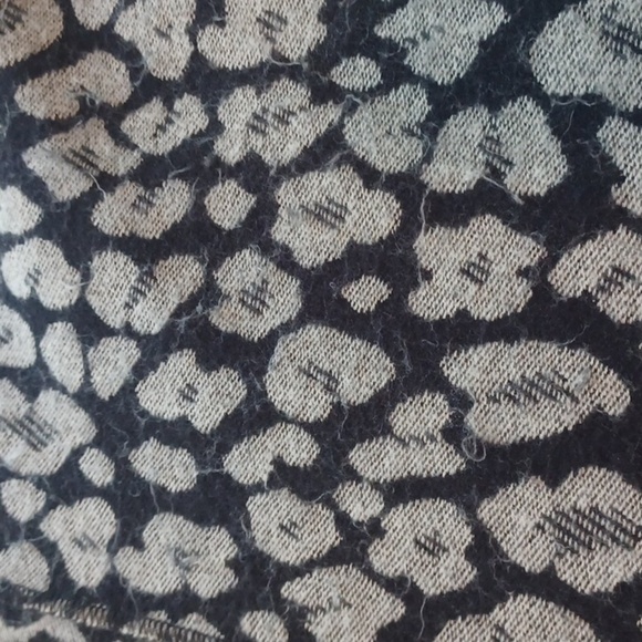 LOFT poncho wrap open cardigan XS/S fringe sleeveless cozy lounge - Picture 8 of 8